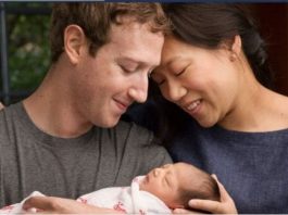 Mark Zuckerberg, Priscilla and daughter Max