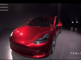 Tesla Model 3 Red