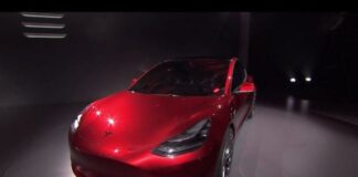 Tesla Model 3 Red