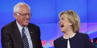 Clinton Positive Meeting Sanders