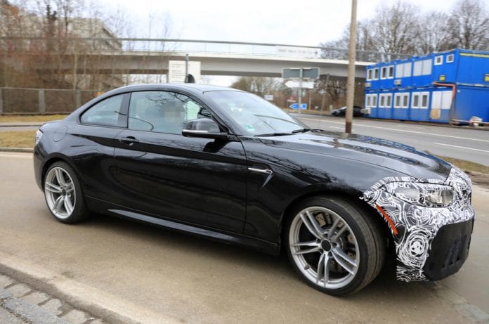 2017 BMW M2 facelift started testing