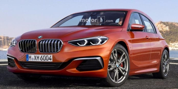 2019 BMW 1 Series render shows its possible FWD future