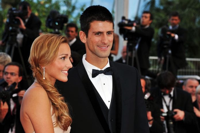 Novak and Jelena Djokovic
