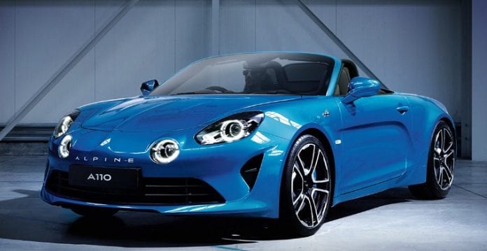 Alpine A110 Cabriolet Rendered