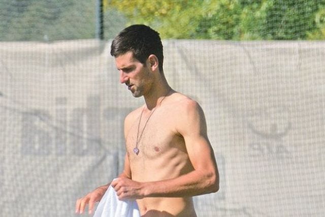 Shocking images - Novak Djokovic