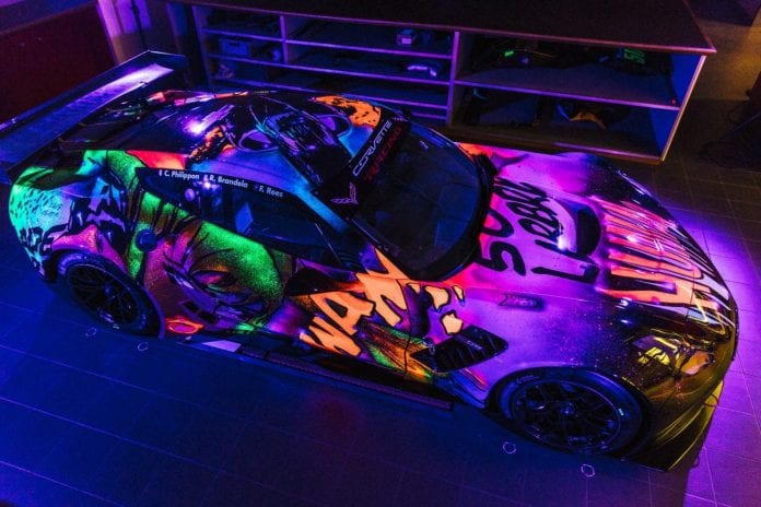 Glow-In-The-Dark Corvette