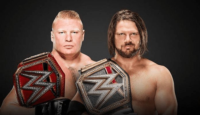Brock Lesnar vs. AJ Styles
