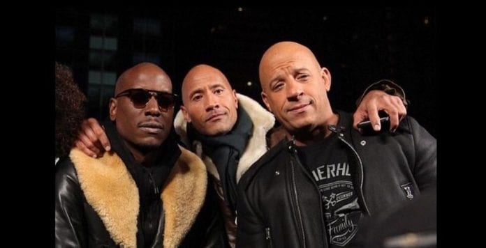Tyrese Vin Diesel Dwayne Johnson