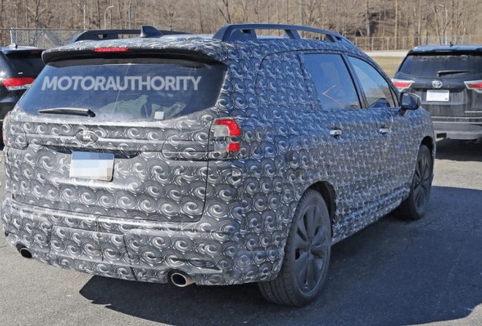 2019 Subaru Ascent Spy Photos Surface