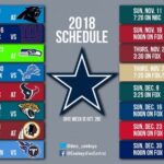 Dallas Cowboys Schedule Is Here – Season Starts In Carolina