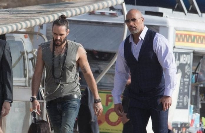 Dwayne Johnson And Russell Brand