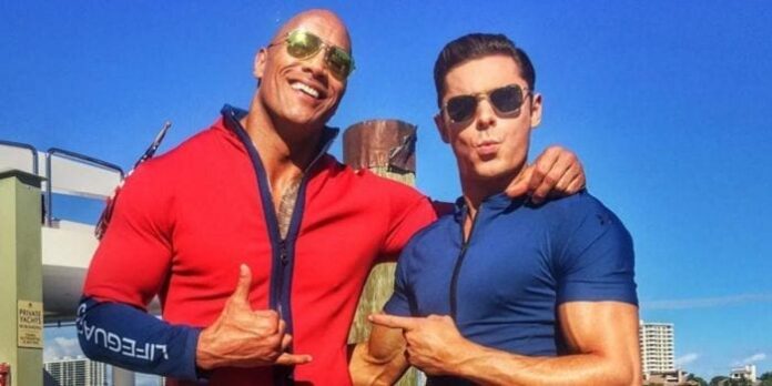 Zac Efron and Dwayne Johnson