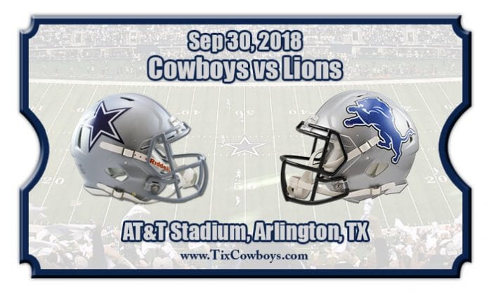 Dallas Cowboys Vs. Detroit Lions Week 4 Odds And Predictions