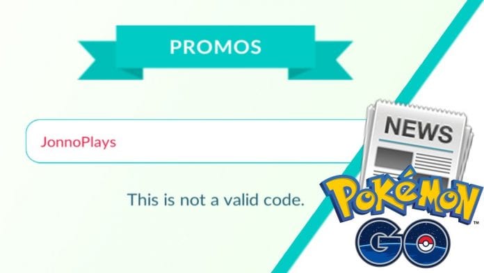 Pokemon Go Promo Codes