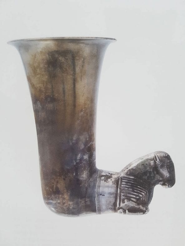 Silver Horn with Bull Protome Part of The Vasil Bojkov Collection Opptrends 2024