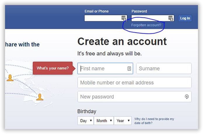 Retrieve Your Facebook Password