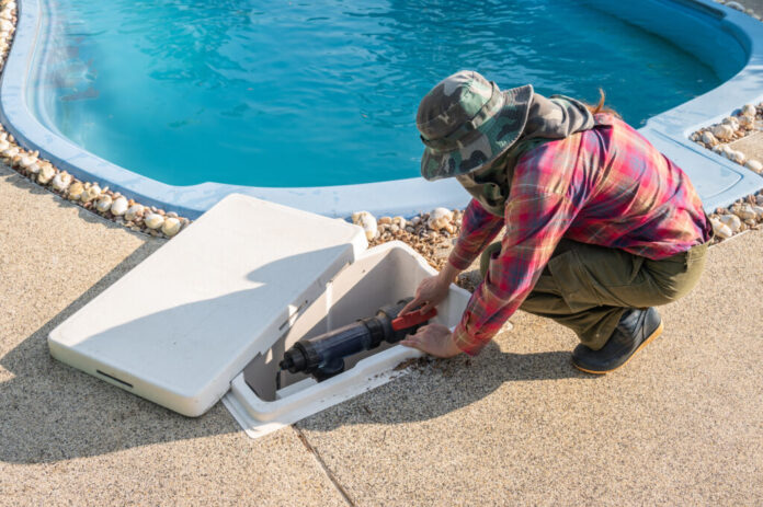 Regularly cleaning your pool filtration system