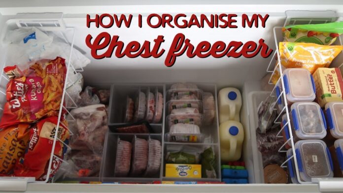 organisation strategies for your chest freezer