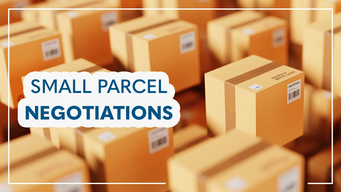 Negotiating Rates for Small Parcels