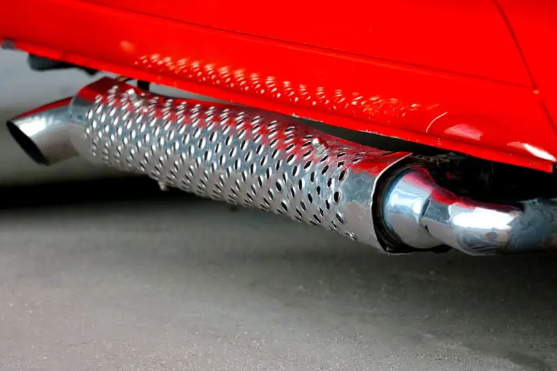 truck's exhaust system