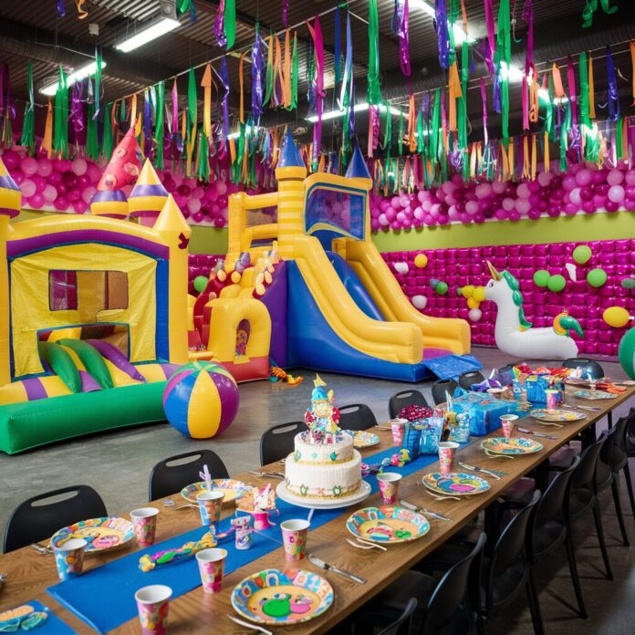 Child indoor celebration