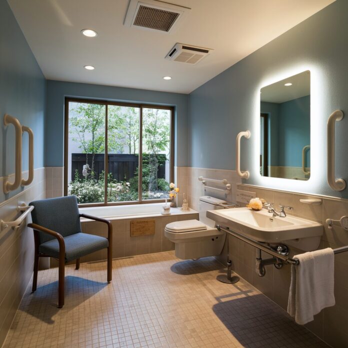 Designing a bathroom for individuals with dementia