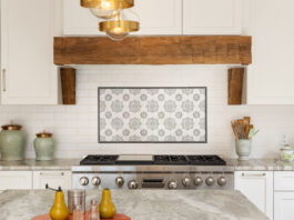 Reclaimed Tile Backsplash