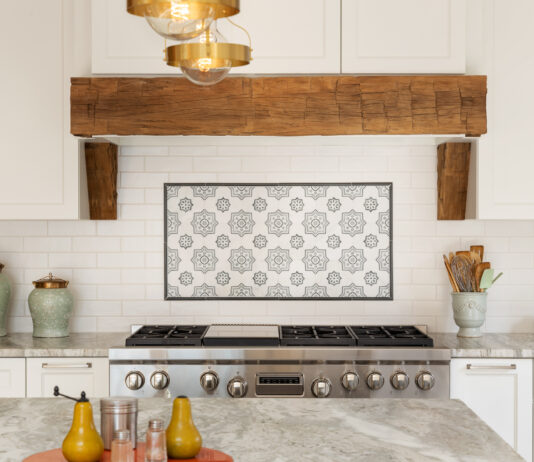 Reclaimed Tile Backsplash
