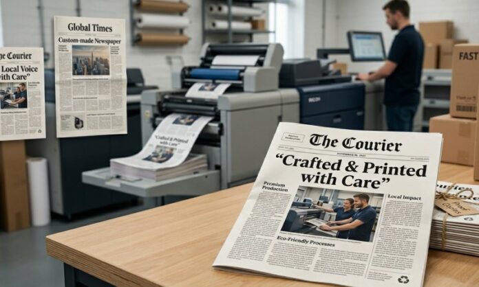 custom made newspaper production